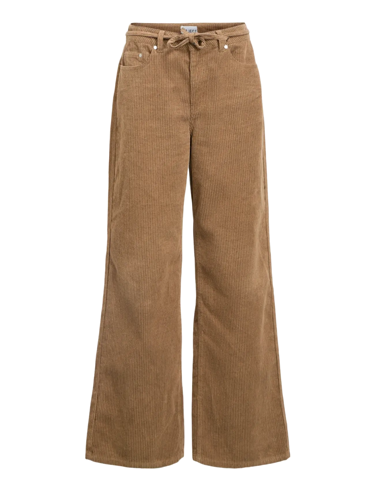 Object OBJMOJI ALIMA MW WIDE JEANS 141 - Bukser - TANNIN / brown