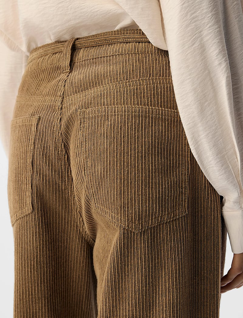 Object - OBJMOJI ALIMA MW WIDE JEANS 141 - brede jeans - tannin - 5