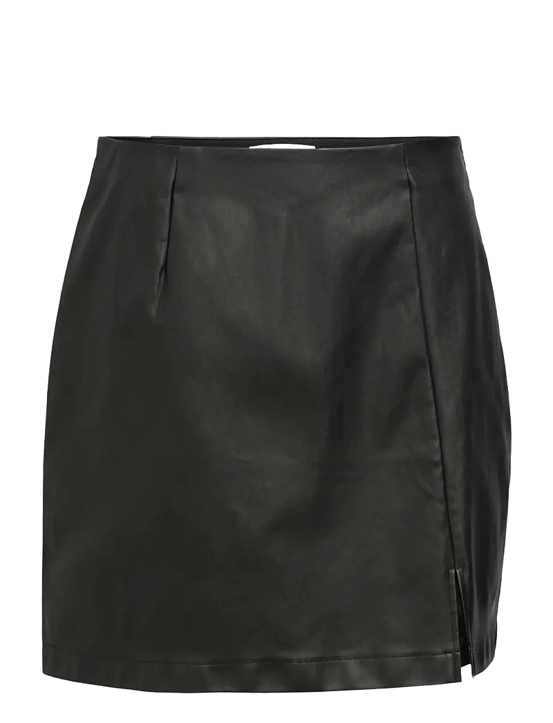 Object - OBJMELBA MW MINI SKIRT DIV - kurze röcke - black - 1
