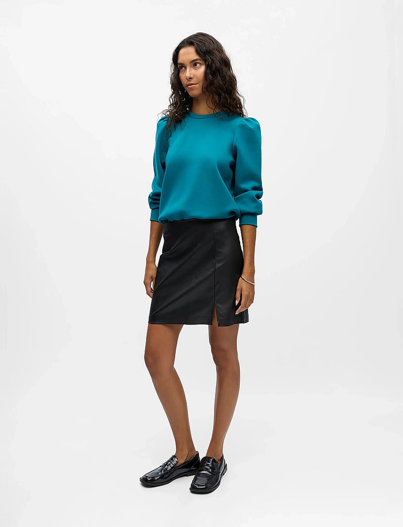 Object - OBJMELBA MW MINI SKIRT DIV - kurze röcke - black - 3