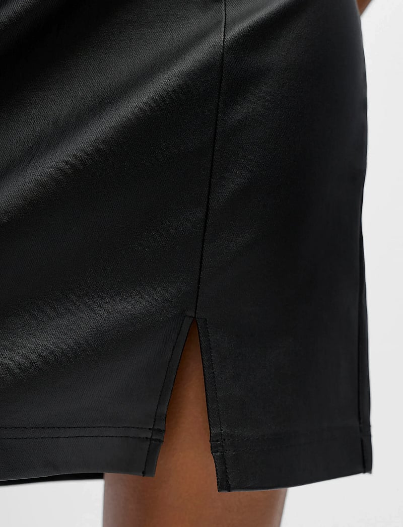 Object - OBJMELBA MW MINI SKIRT DIV - kurze röcke - black - 4