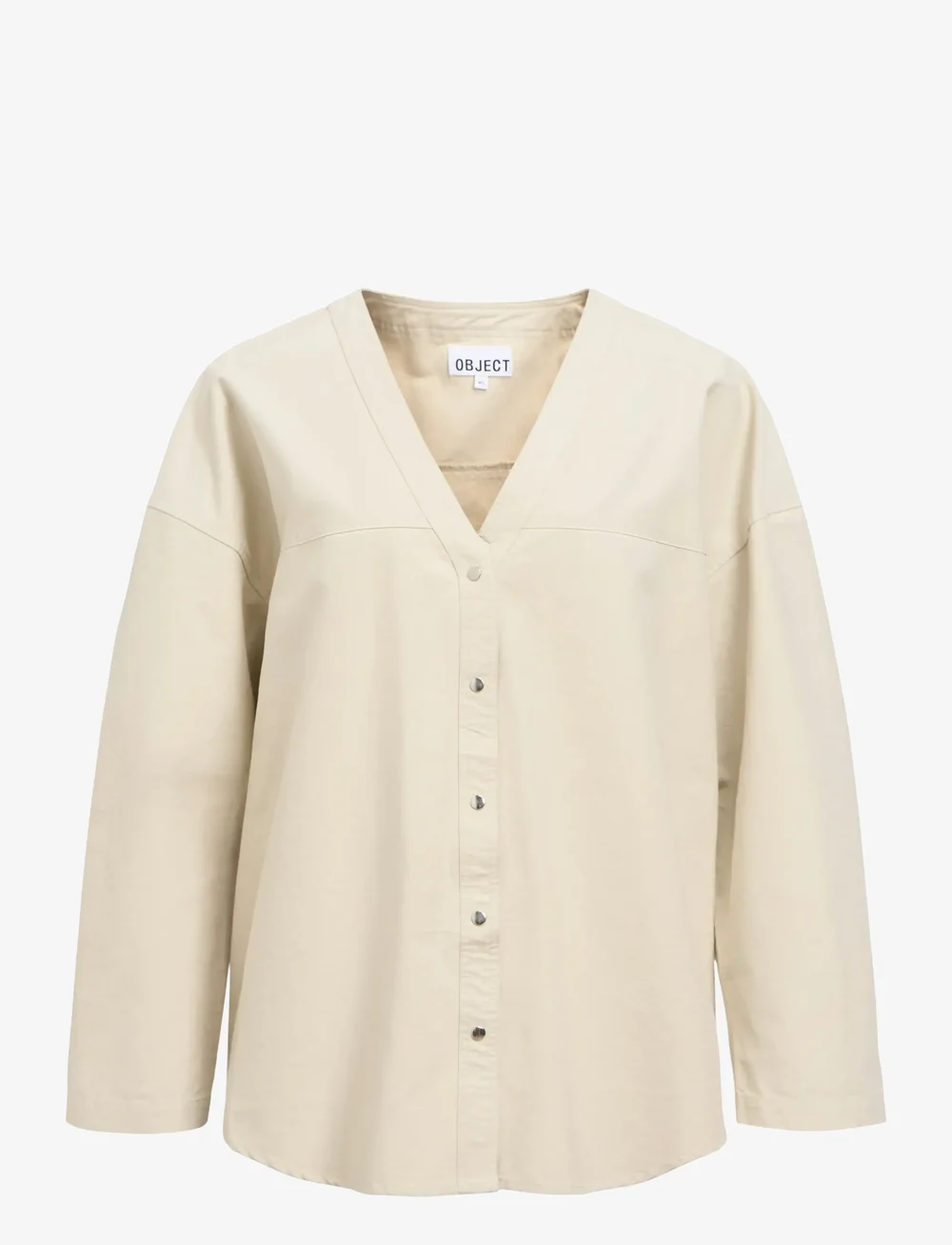 Object - OBJYALE L/S OZ SHIRT E SS FAIR - chemises à manches longues - tofu - 1