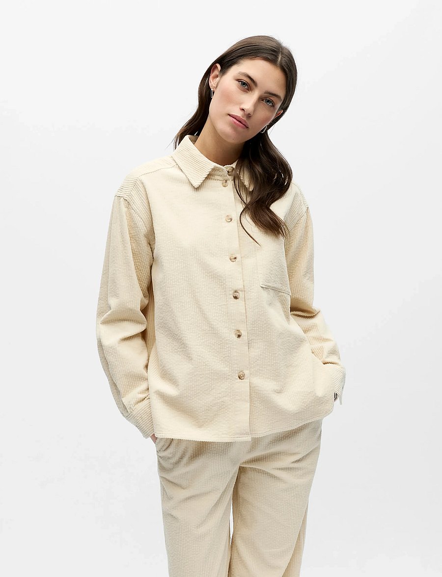 Object - OBJGALA L/S LO SHIRT NOOS - overhemden met lange mouwen - birch - 0