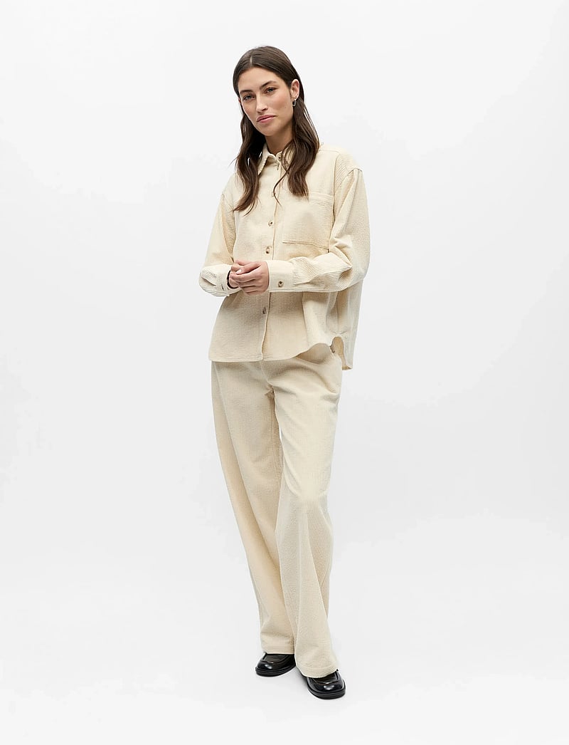 Object - OBJGALA L/S LO SHIRT NOOS - langärmlige hemden - birch - 4