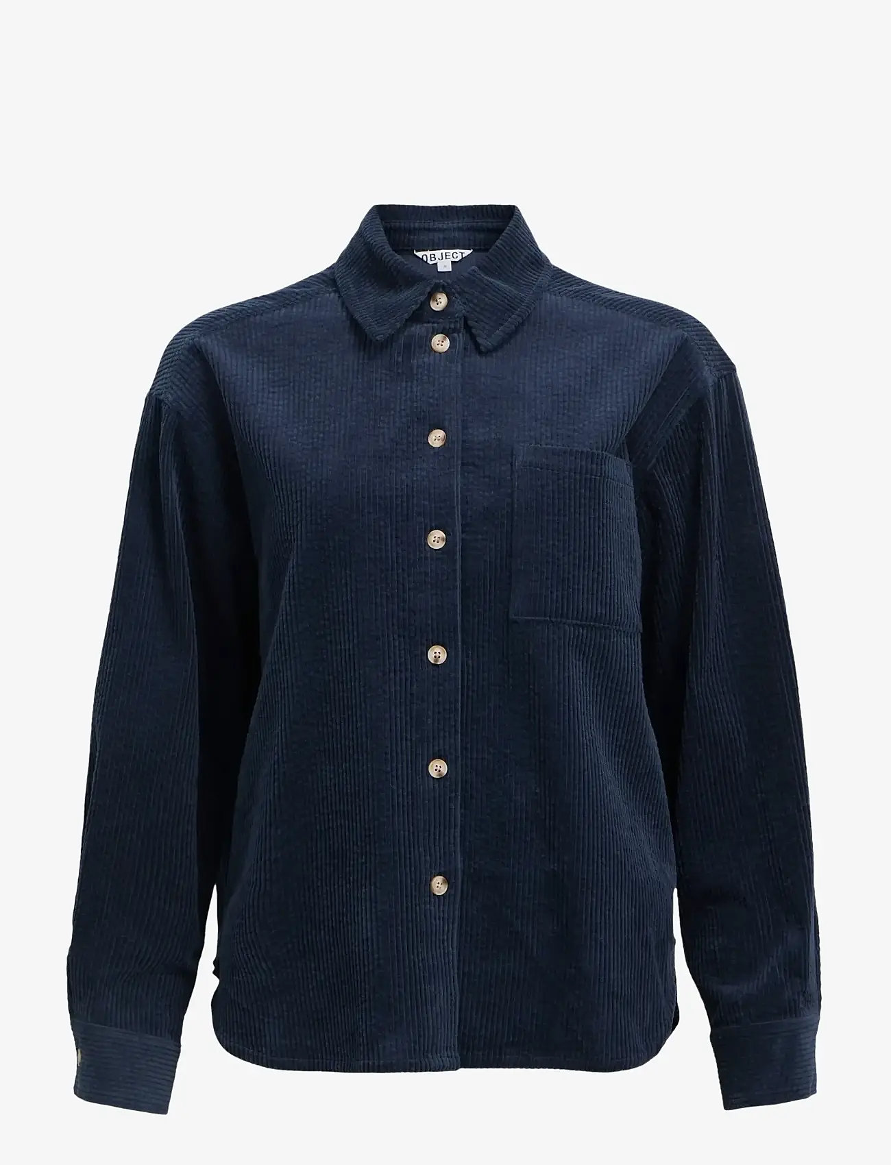 Object - OBJGALA L/S LO SHIRT NOOS - long-sleeved shirts - sky captain - 1