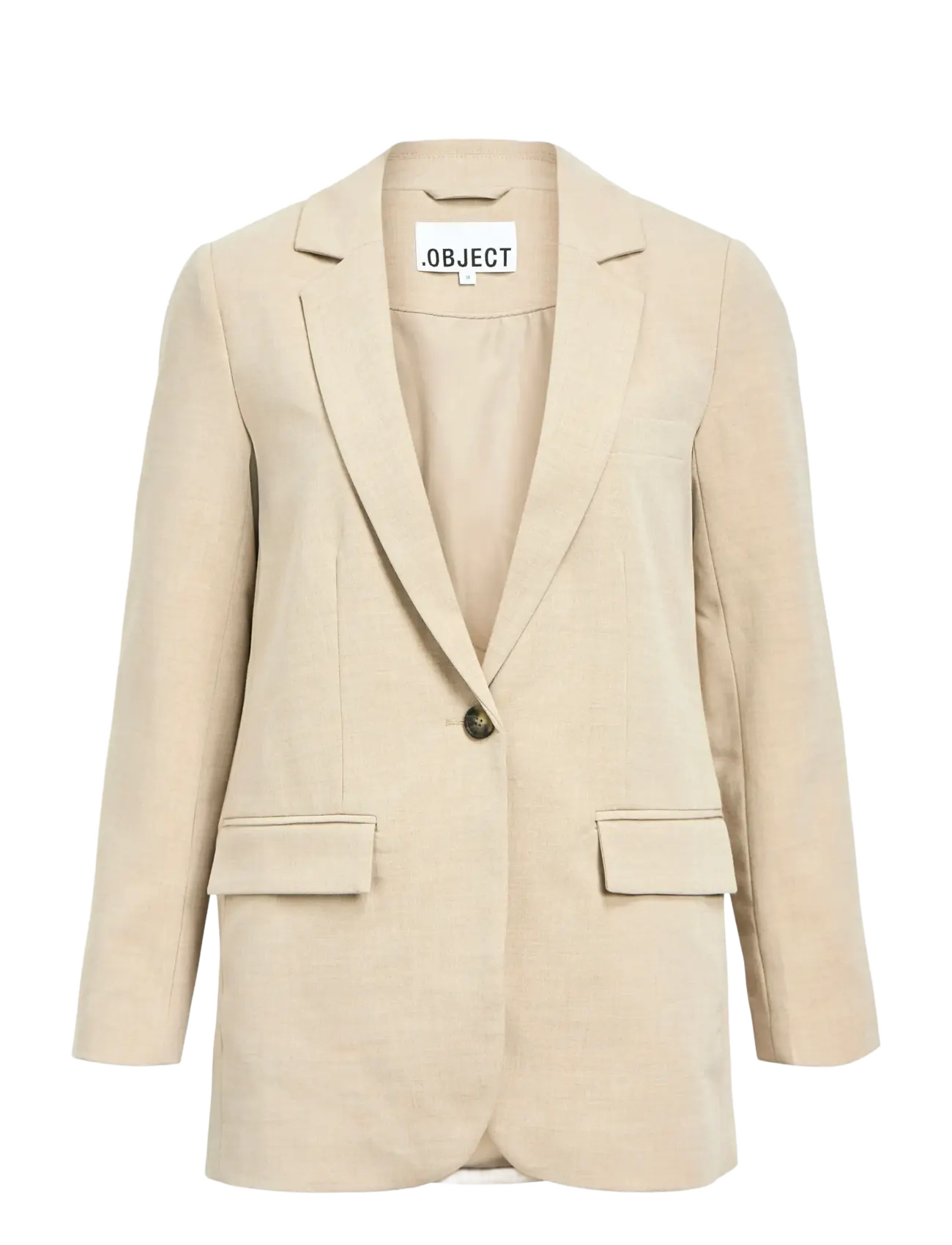 Object OBJIVY SIGRID LO BLAZER DIV - Kavajer - TANNIN / beige
