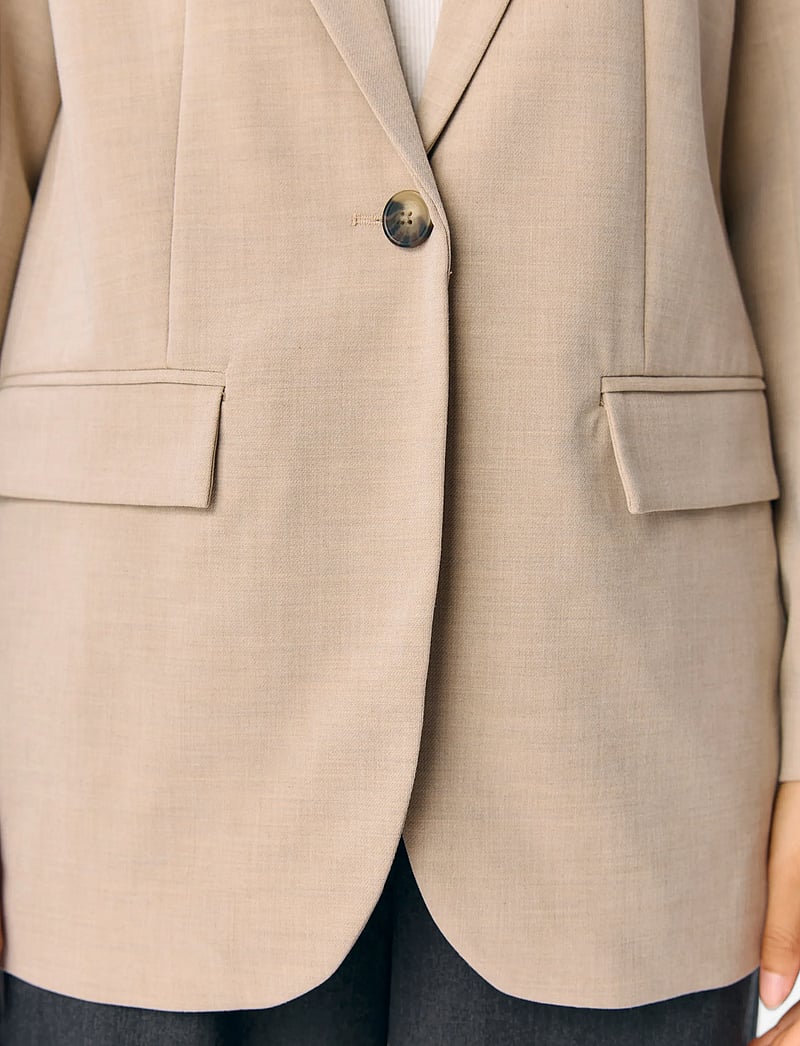 Object - OBJIVY SIGRID LO BLAZER DIV - enkeltradede blazere - tannin - 3