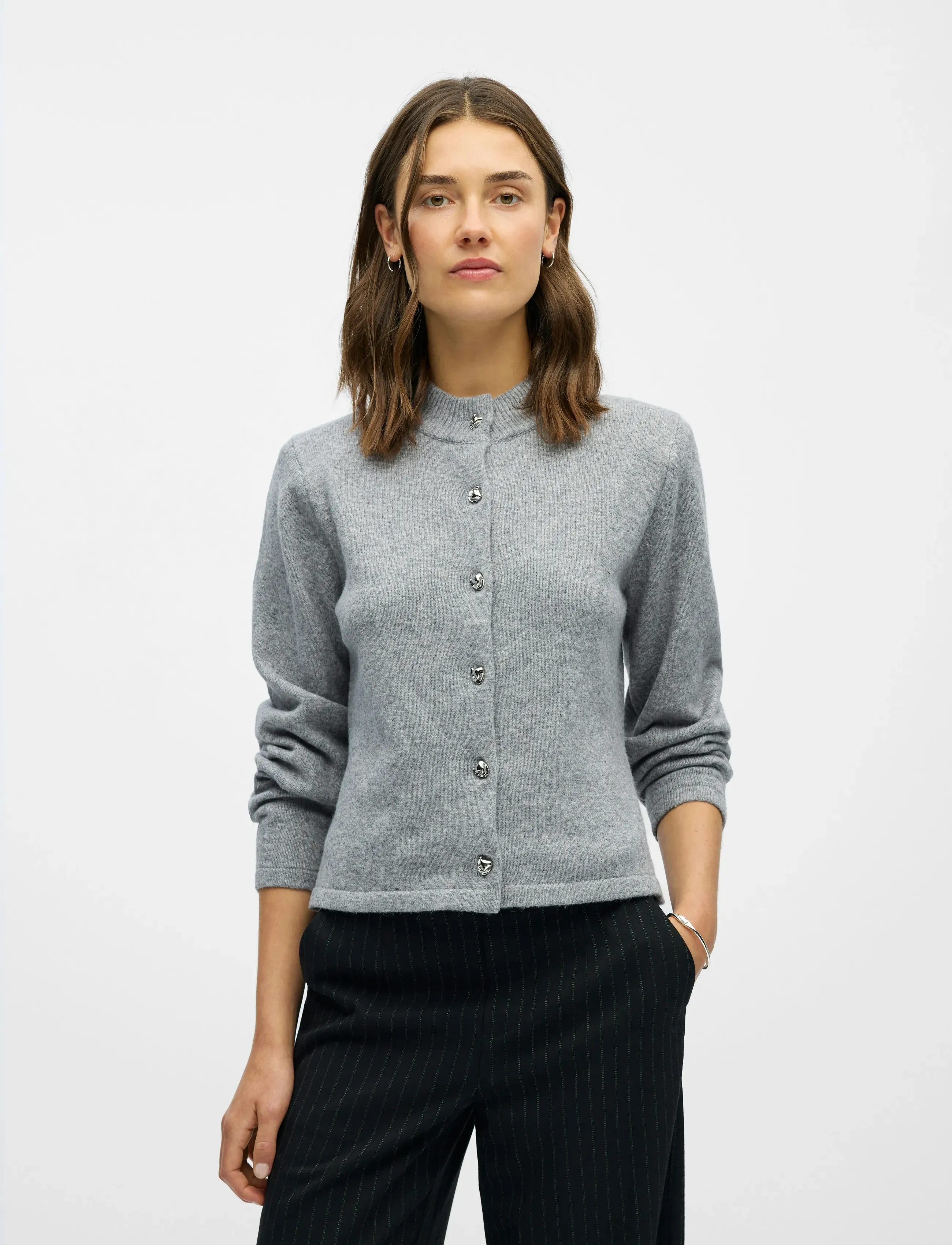 Objzari L/S Re Knit Cardigan 142 3