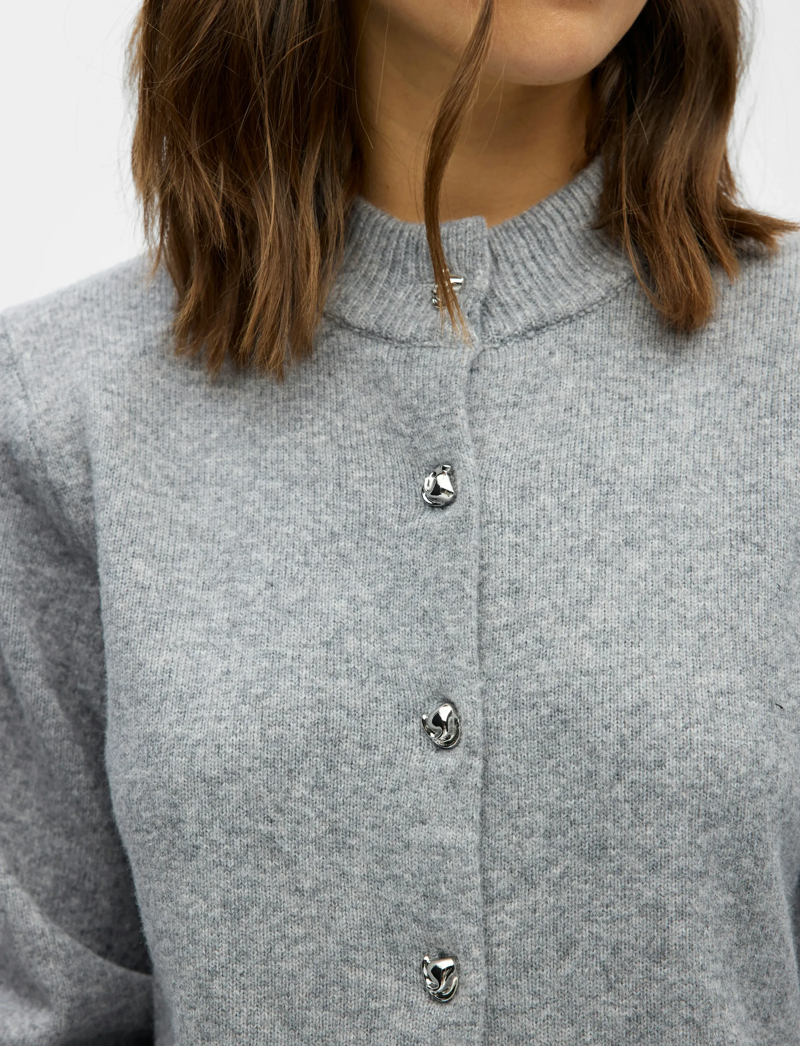 Objzari L/S Re Knit Cardigan 142 4
