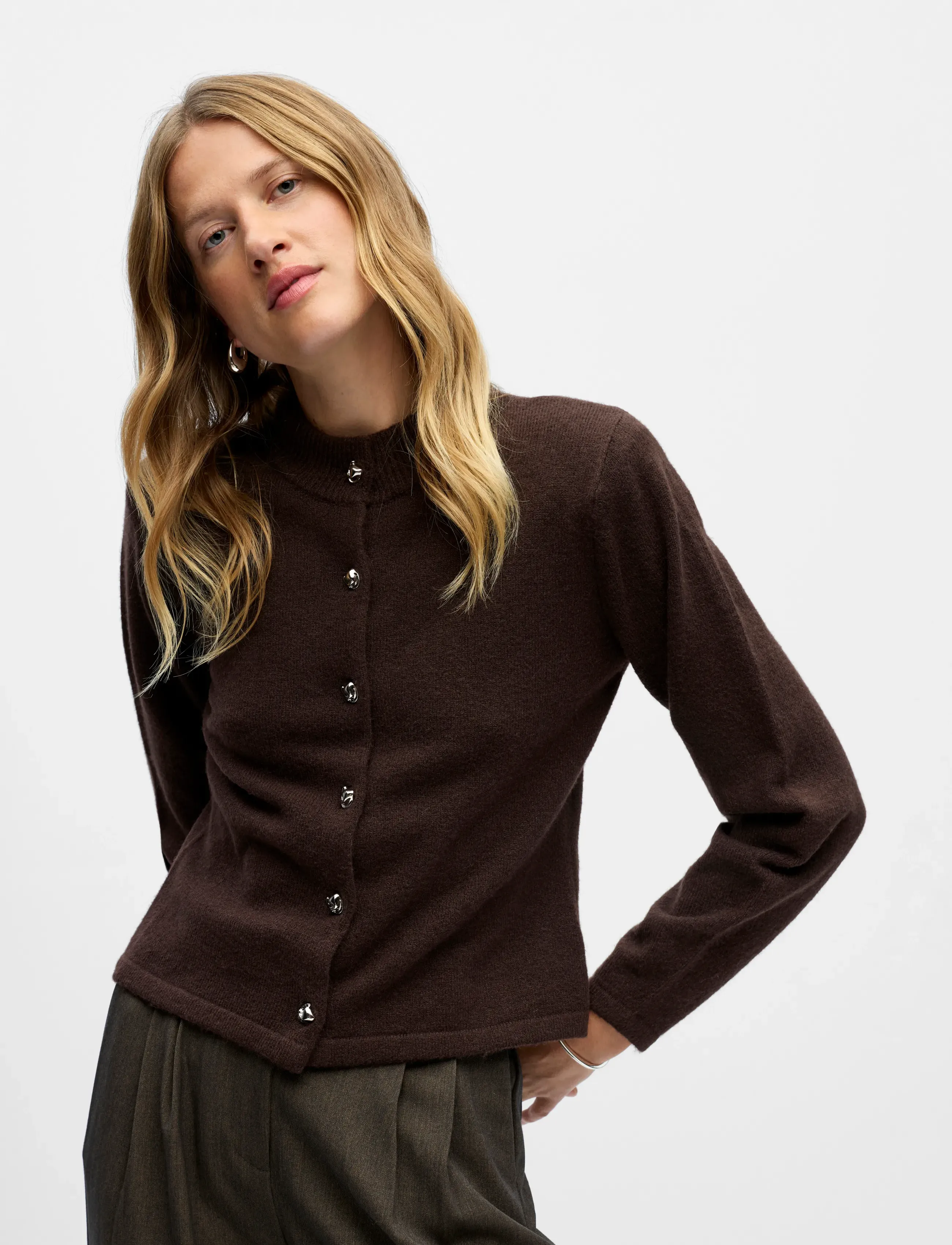 Objzari L/S Re Knit Cardigan 142 4