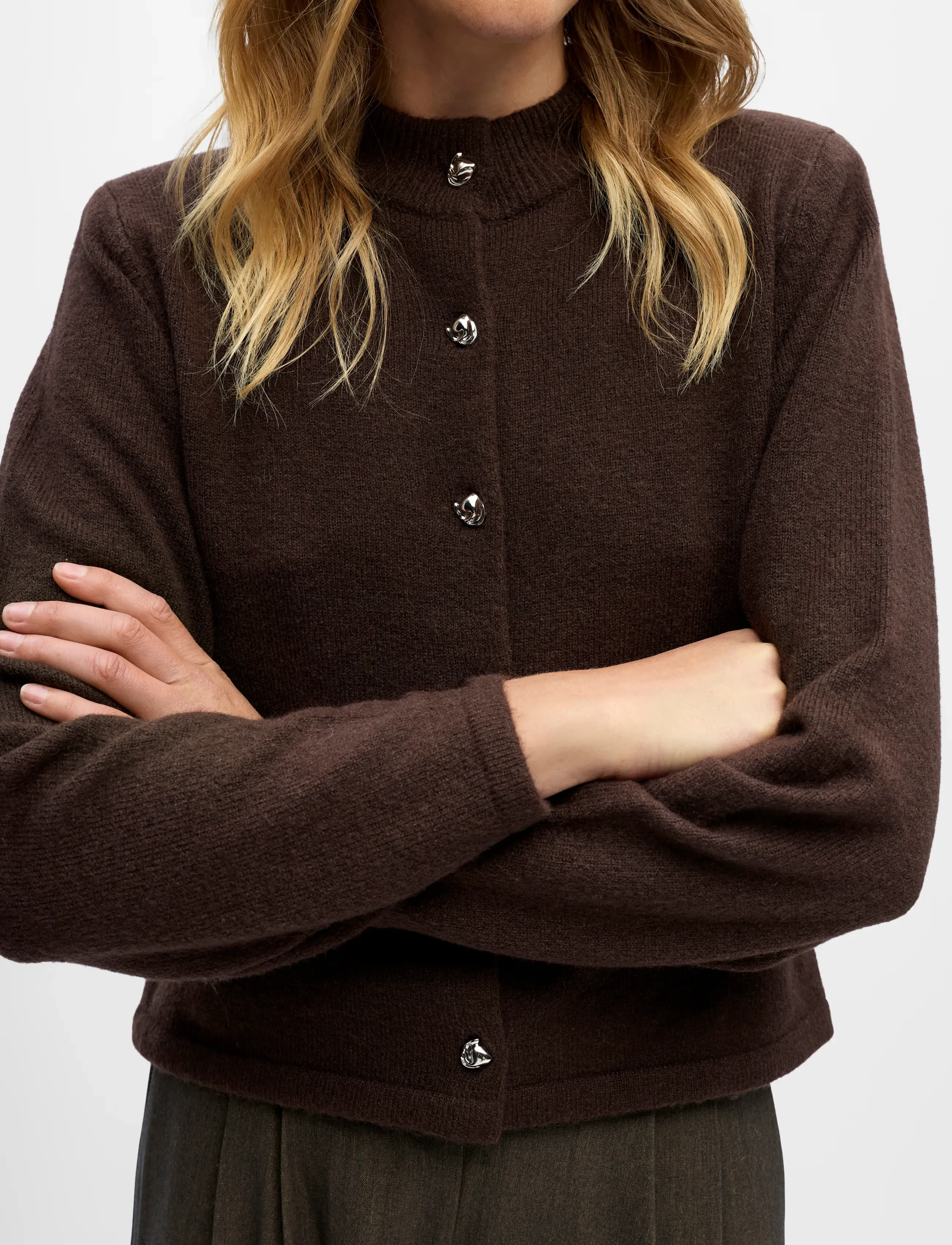 Objzari L/S Re Knit Cardigan 142 5