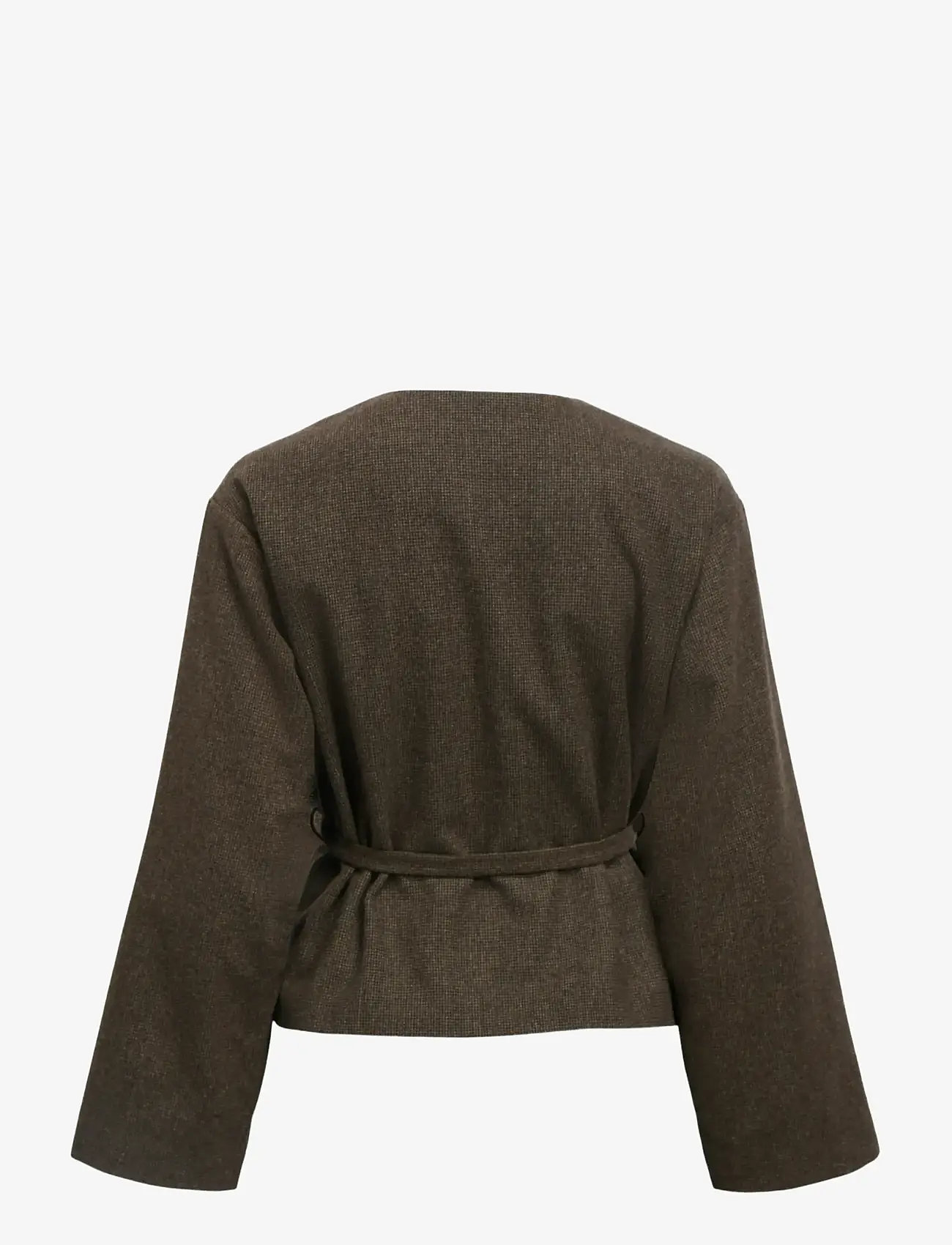 Object - OBJDARLA LO SHORT JACKET 142 - winterjacken - seal brown - 1