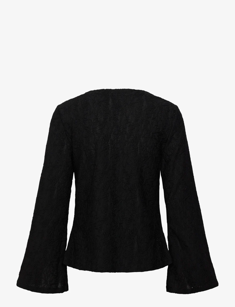Object - OBJEVERLY RE L/S TOP 142 - langærmede bluser - black - 1