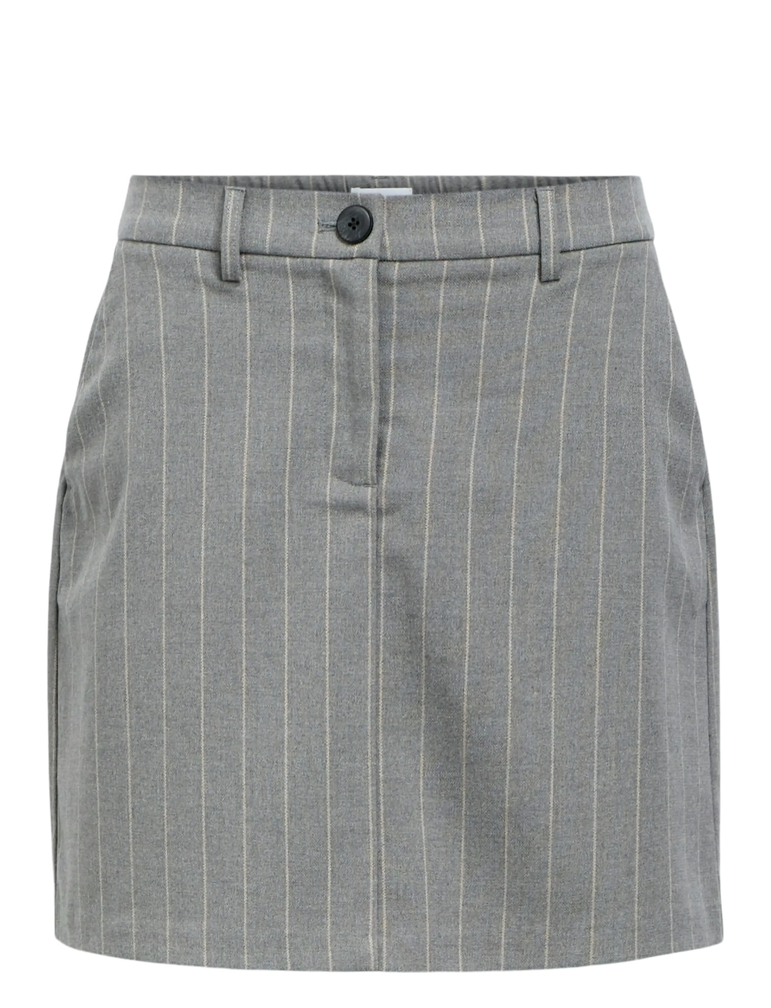 Object OBJLISA MW SHORT SKIRT NOOS - Nederdele - MEDIUM GREY MELANGE / grey