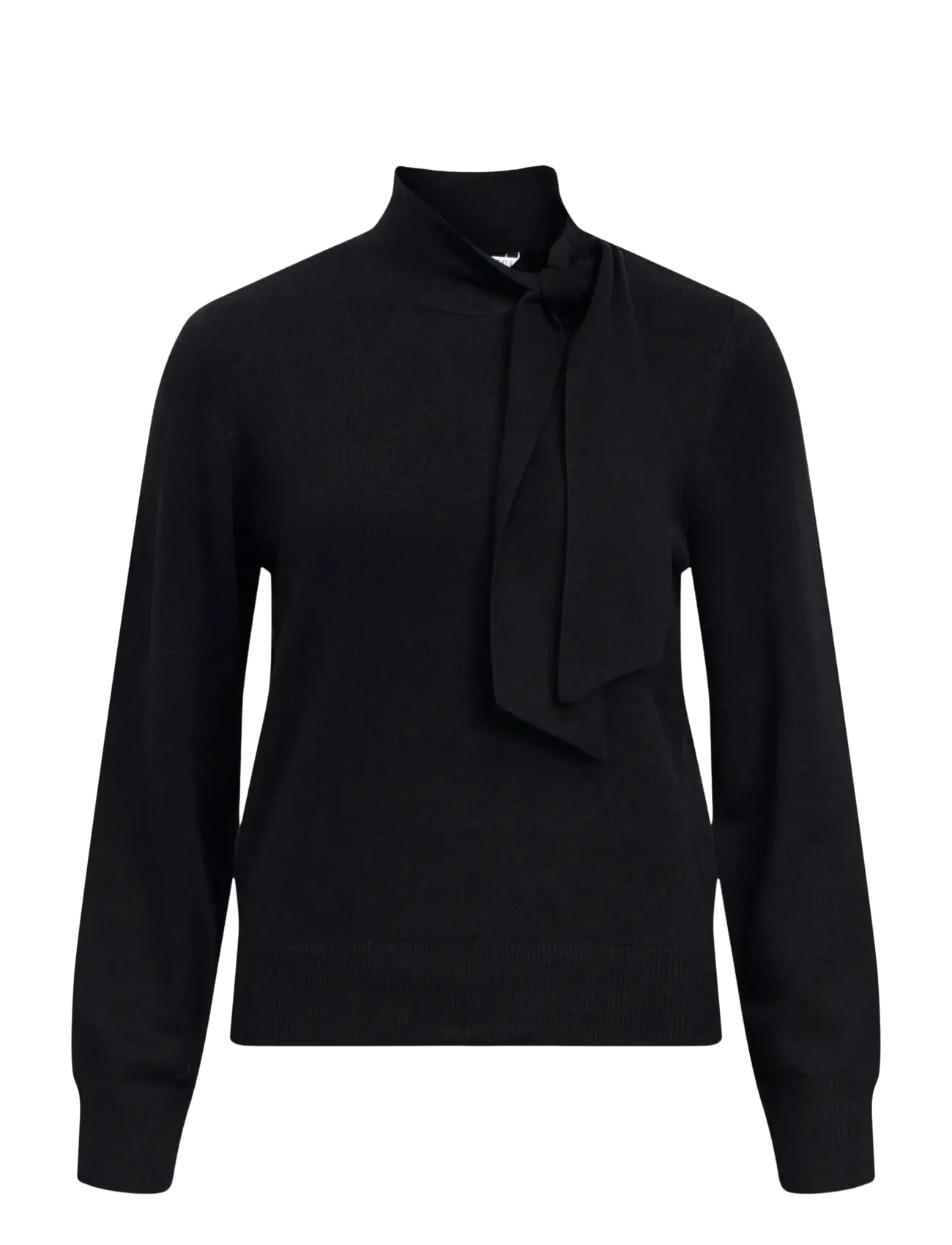 Object OBJTHESS L/S RE BOW KNIT PULLOVER NOOS - Object - BLACK / black