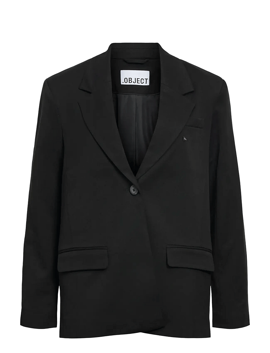 Object - OBJLISA LO BLAZER NOOS - enkeltradede blazere - black - 1