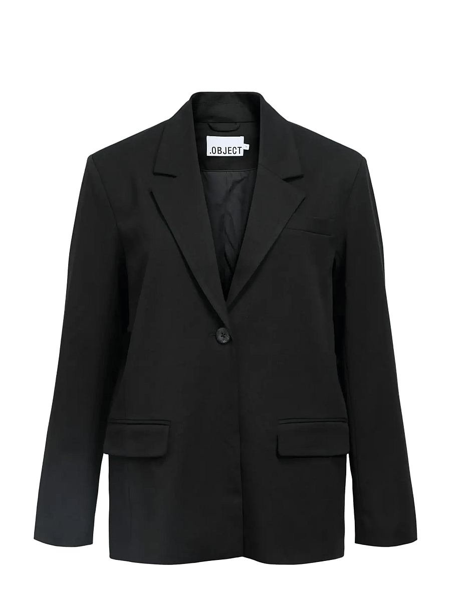 Object - OBJLISA LO BLAZER NOOS - einreihige blazer - black - 1