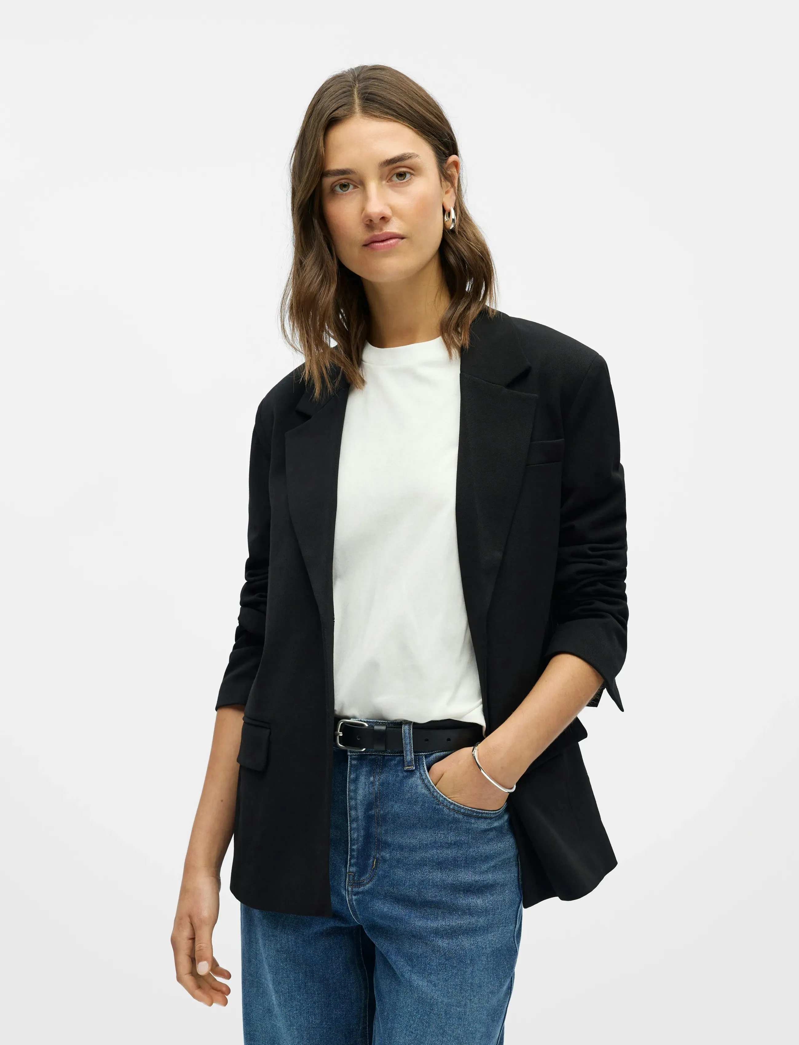 Object Objlisa Lo Blazer Noos, 38, Black, Blazere > Enkeltradede Blazere, Dame
