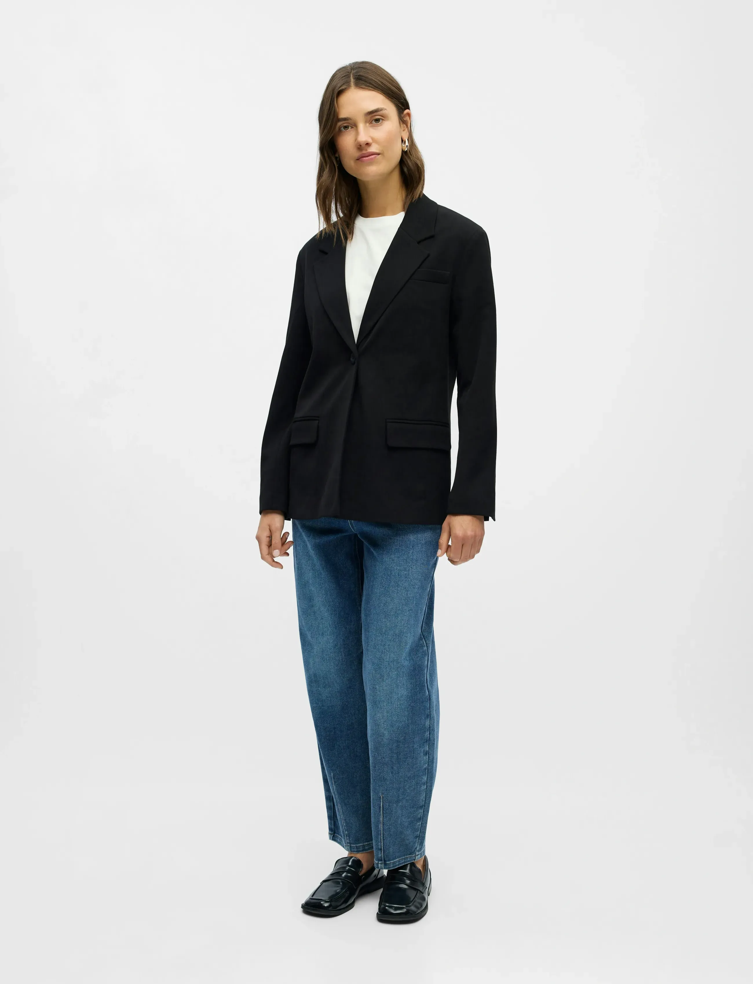Object - OBJLISA LO BLAZER NOOS - Üherealised pintsakud - black - 3
