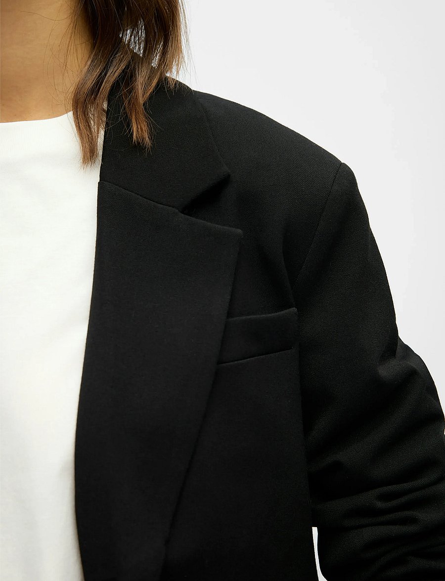 Object - OBJLISA LO BLAZER NOOS - einreihige blazer - black - 4