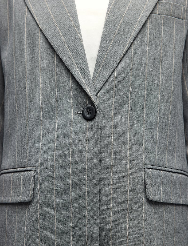 Object - OBJLISA LO BLAZER NOOS - blazers met één knopenrij - medium grey melange - 4