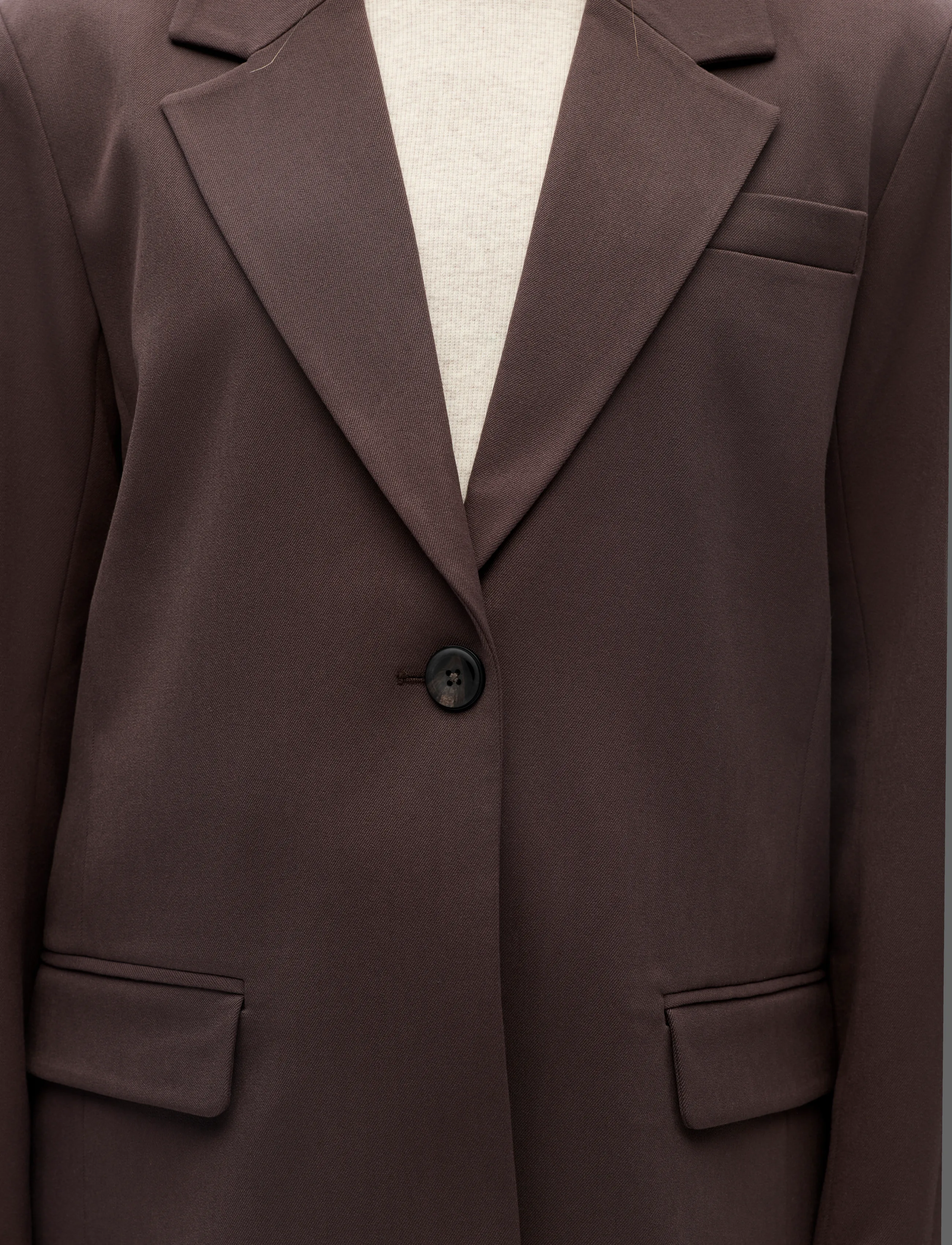 Object - OBJLISA LO BLAZER NOOS - enkelknäppta kavajer - seal brown - 4