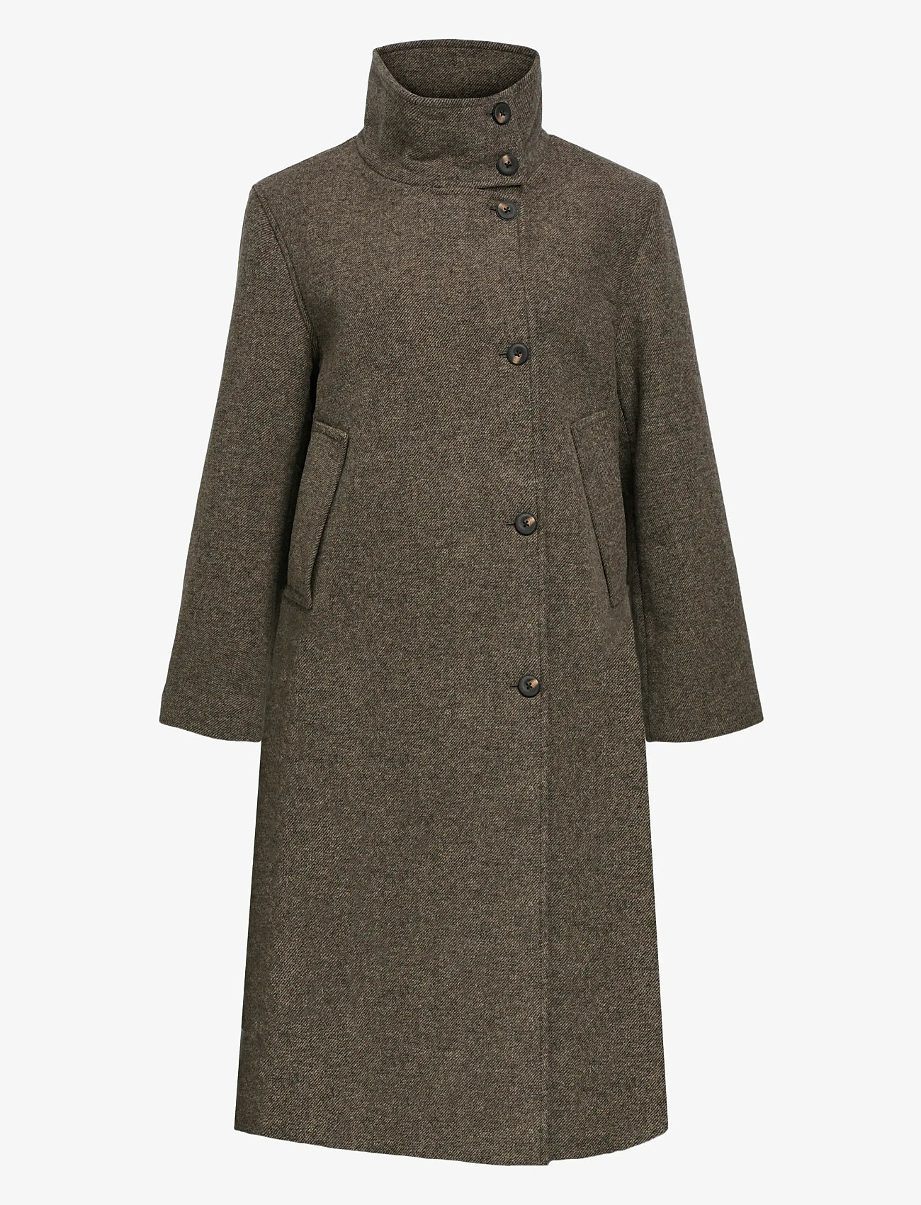 Object - OBJRIKIS RE LONG COAT 140 DIV - morel - 0