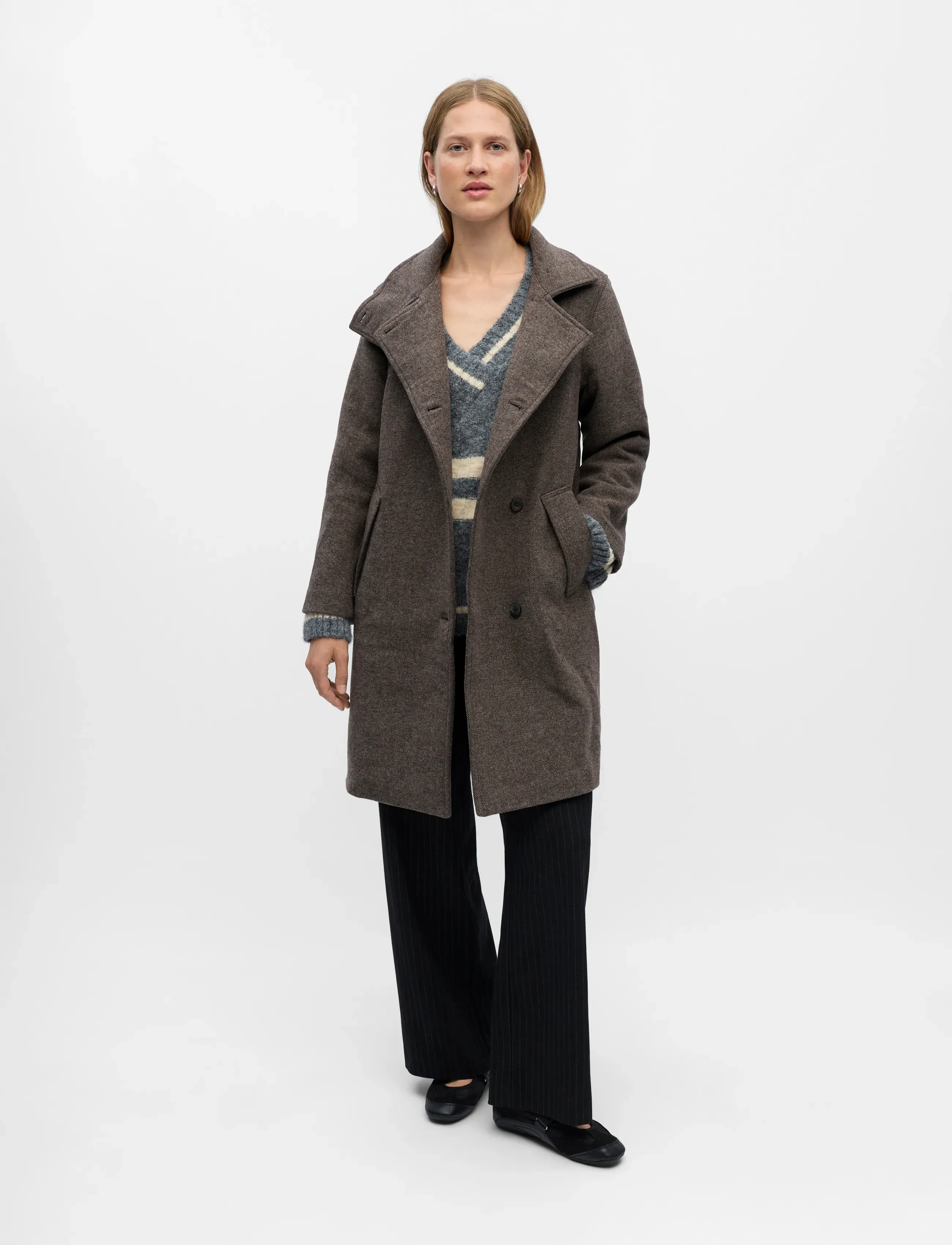 Object OBJRIKIS RE LONG COAT 140 DIV - Jacken & Mäntel - MOREL / brown