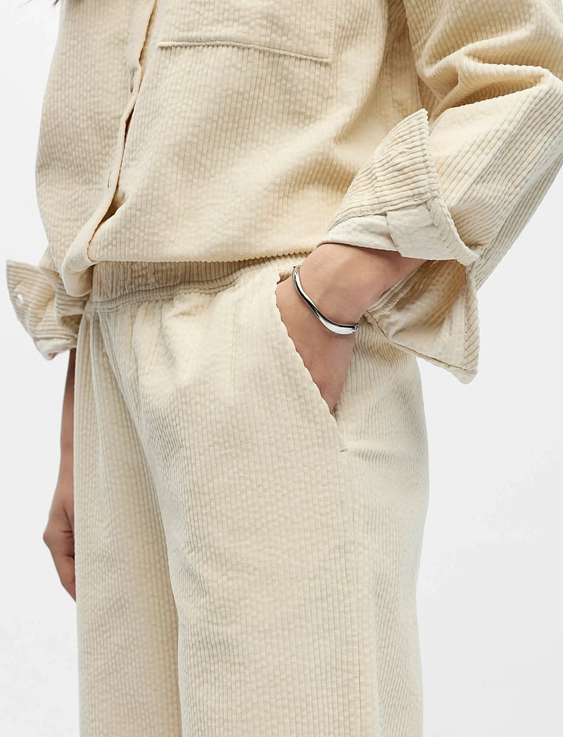 Object - OBJGALA MW RE WIDE PANT NOOS - hosen mit weitem bein - birch - 4