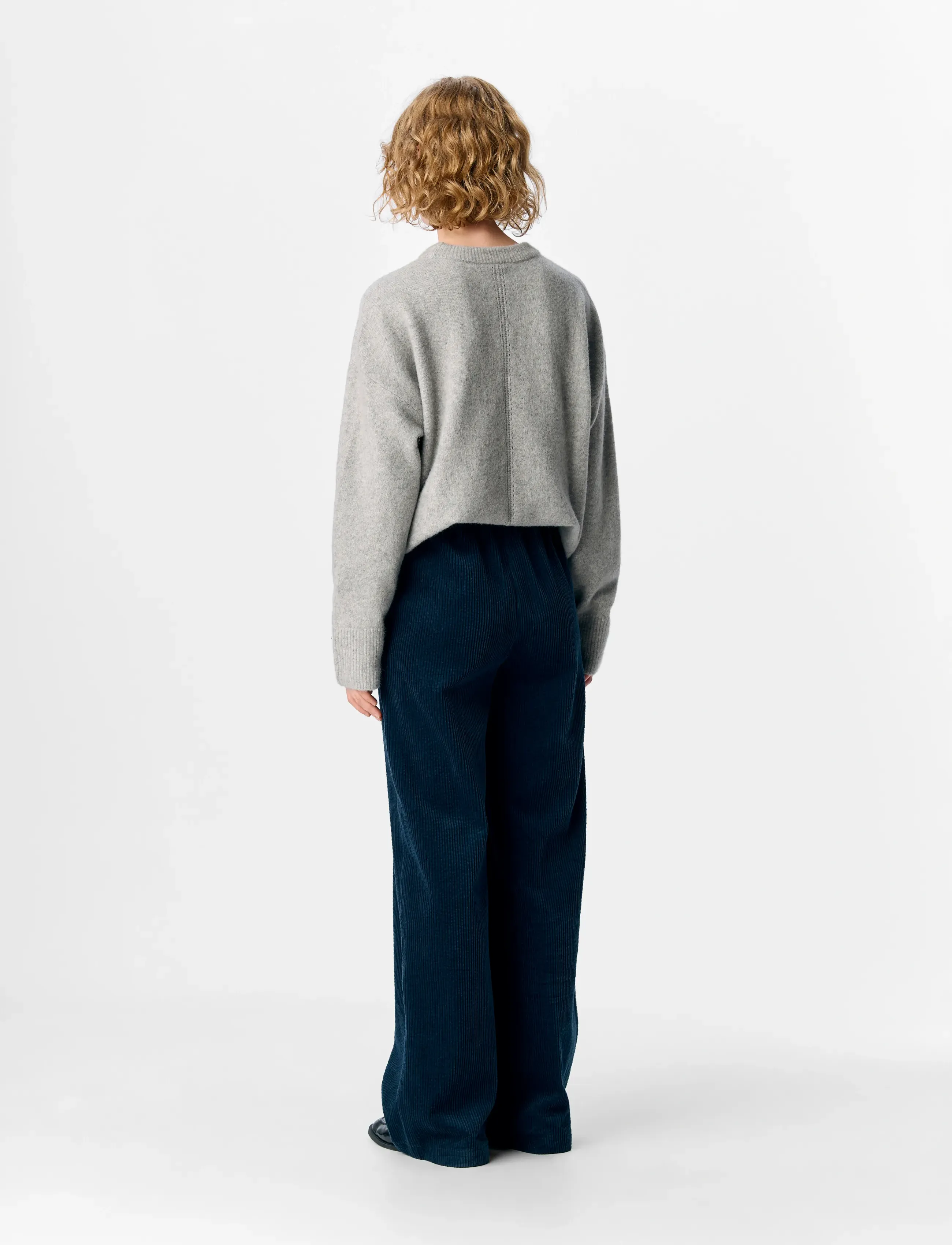 Object - OBJGALA MW RE WIDE PANT NOOS - laia säärega püksid - sky captain - 2