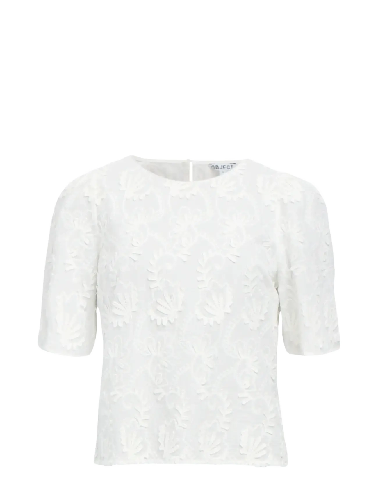 Object OBJMYA 2/4 RE TOP NOOS - Pluusid ja särgid - CLOUD DANCER / white