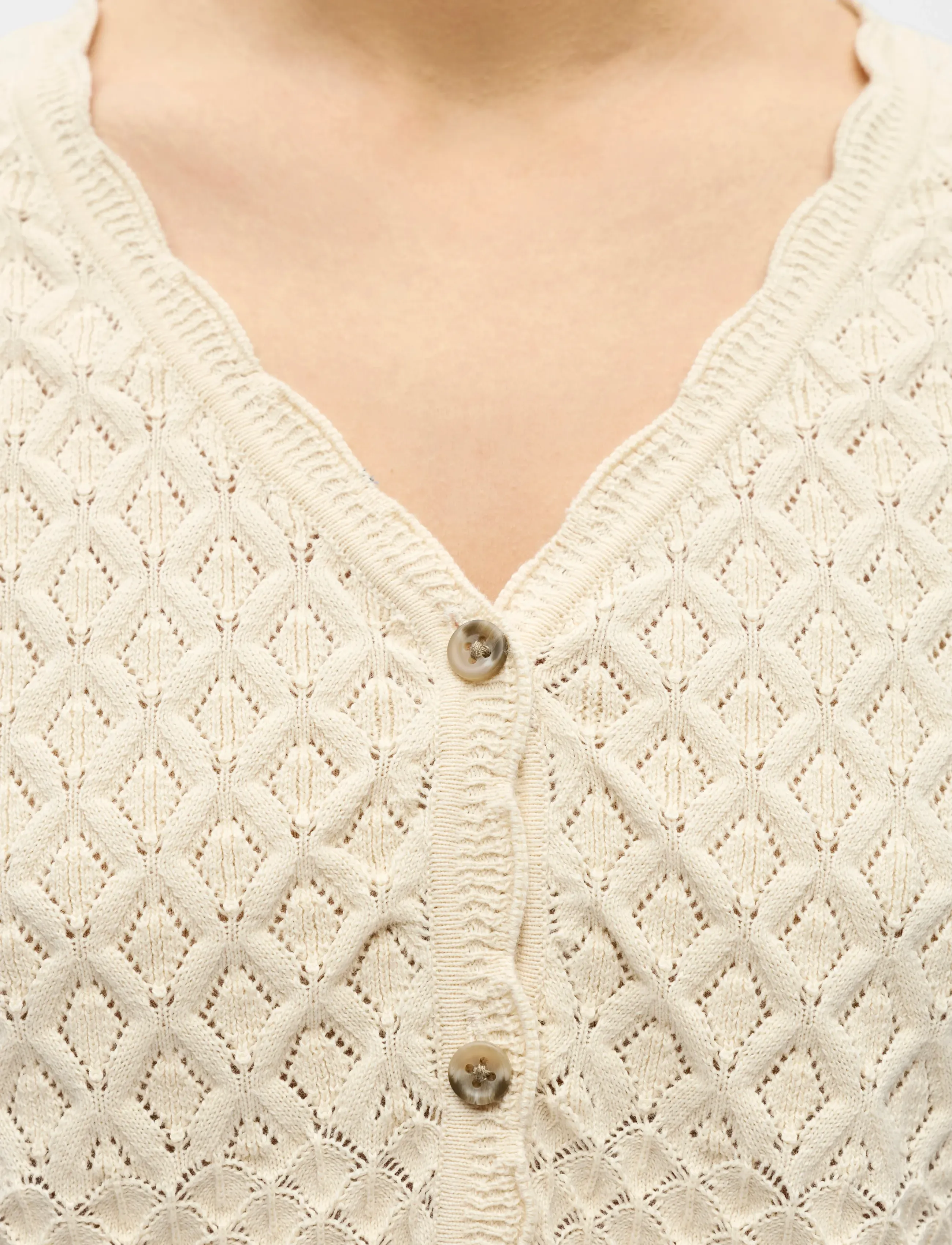Objnoa L/S V-Neck Knit Cardigan Noos 3