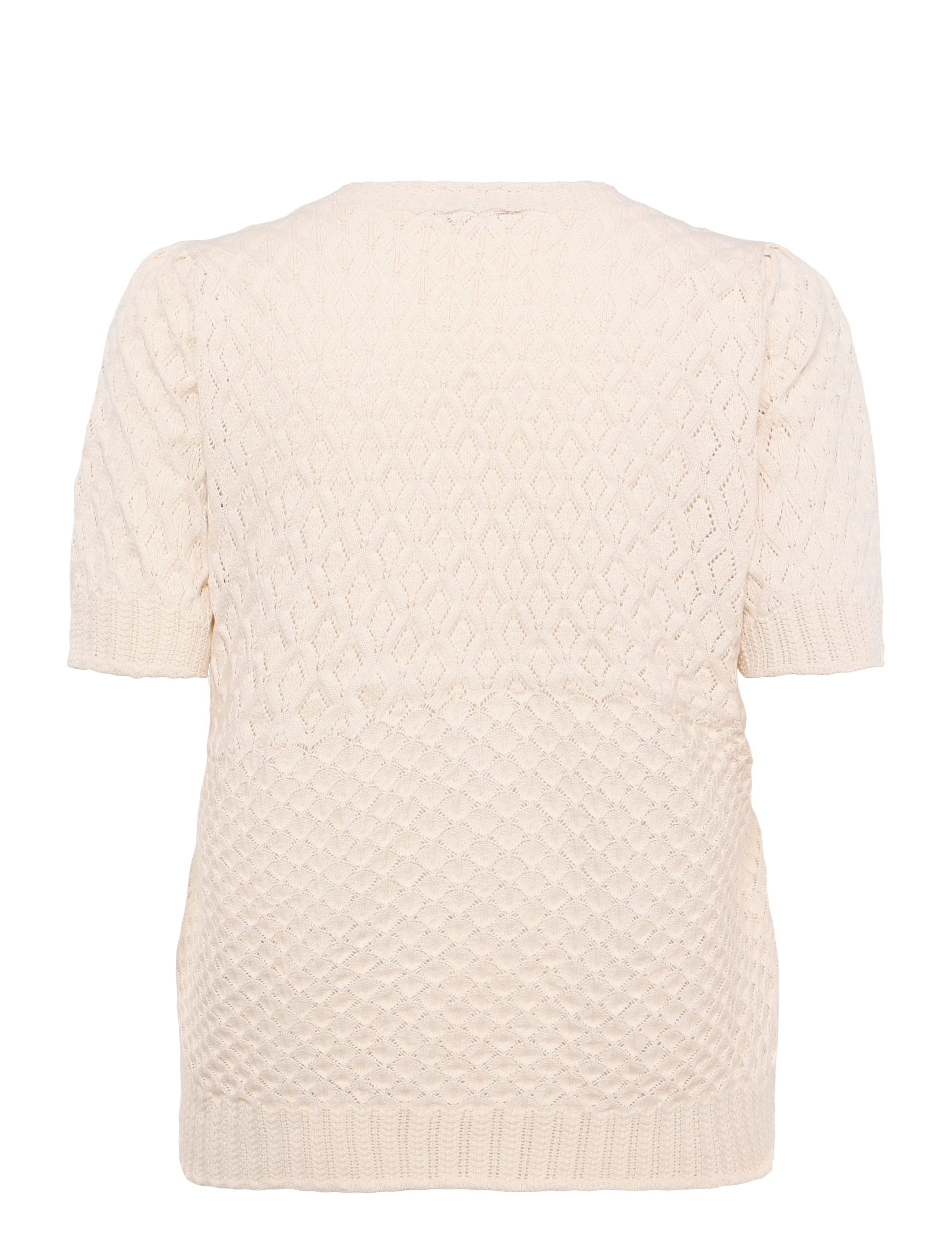 Object - OBJNOA S/S RE KNIT PULLOVER NOOS - jumpers - birch - 2