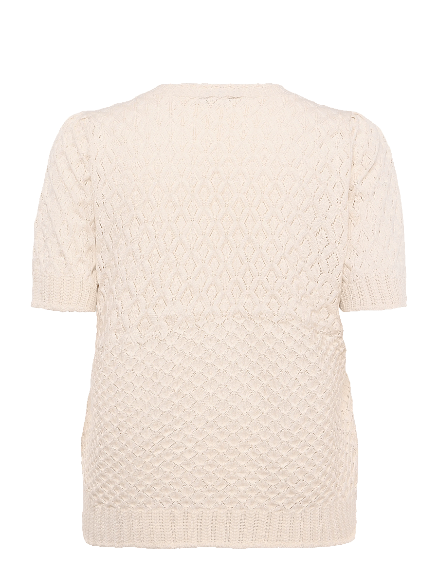 Object - OBJNOA S/S RE KNIT PULLOVER NOOS - jumpers - birch - 2