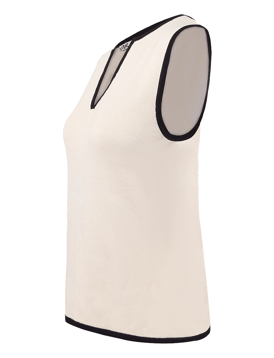 Object - OBJVIVA S/L RE V-NECK KNIT TOP NOOS - kootud vestid - birch - 3