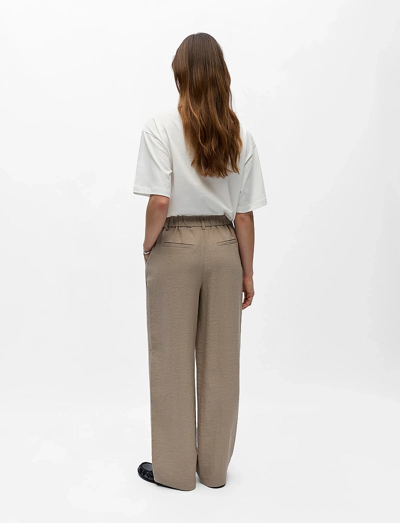 Object - OBJRINI MW LO WIDE PANT NOOS - vida byxor - desert taupe - 2