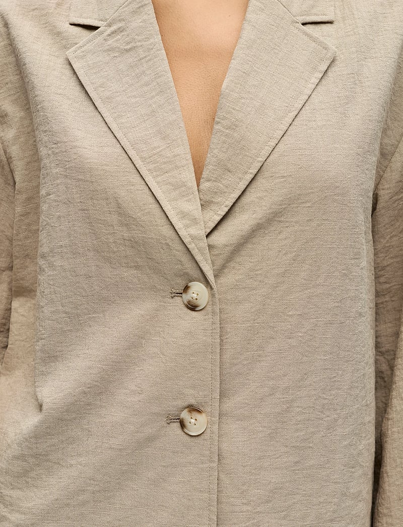 Object - OBJRINI LO BLAZER NOOS - lühikesed jakid - desert taupe - 4