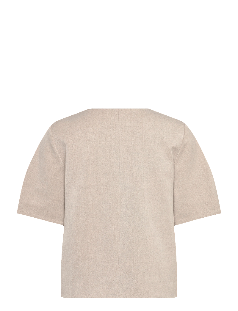 Object - OBJLISA S/S RE TOP NOOS - t-shirts - humus - 2