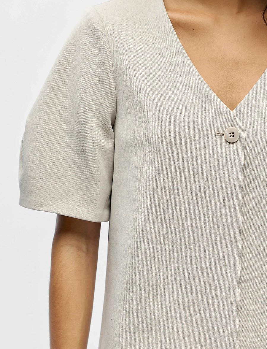 Object - OBJLISA S/S RE TOP NOOS - t-shirts - humus - 5