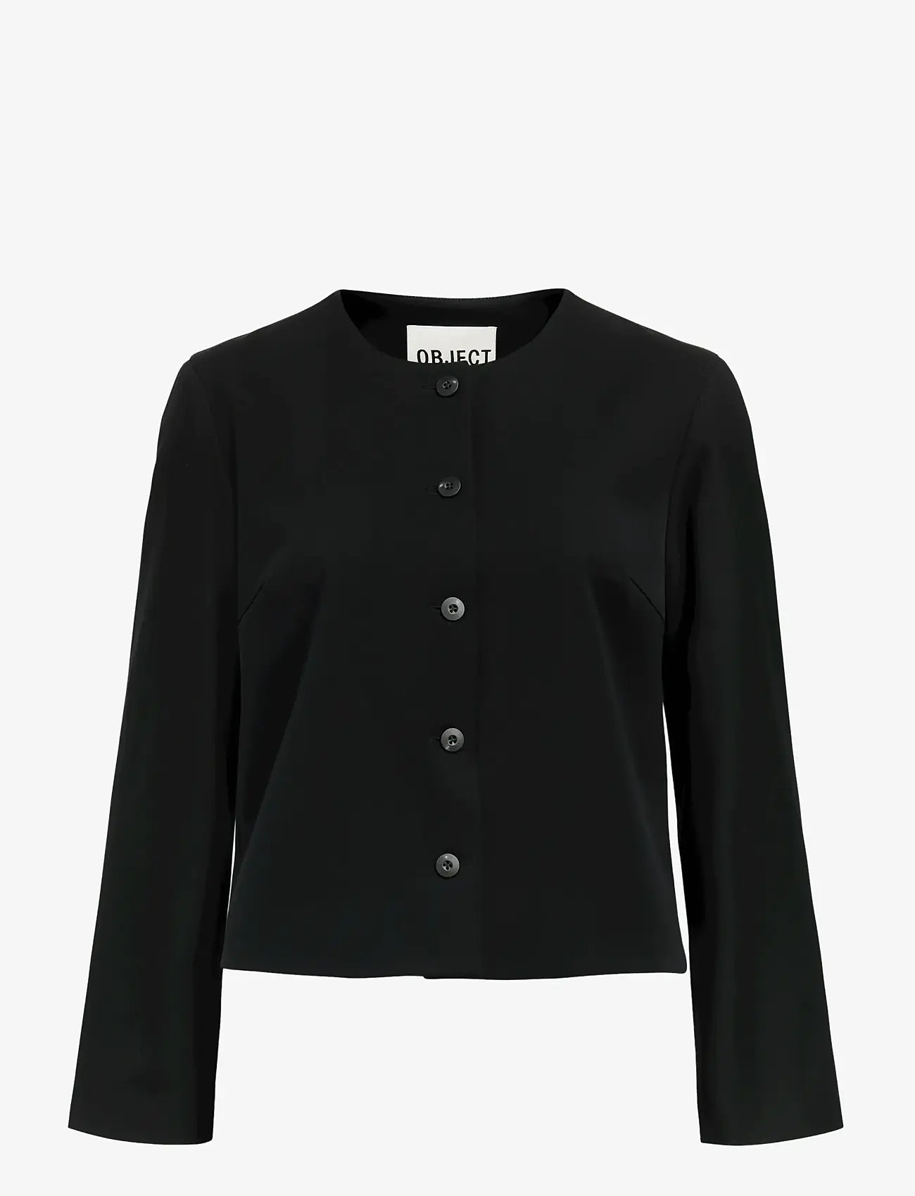 Object - OBJLISA L/S RE BLAZER NOOS - einreihige blazer - black - 1