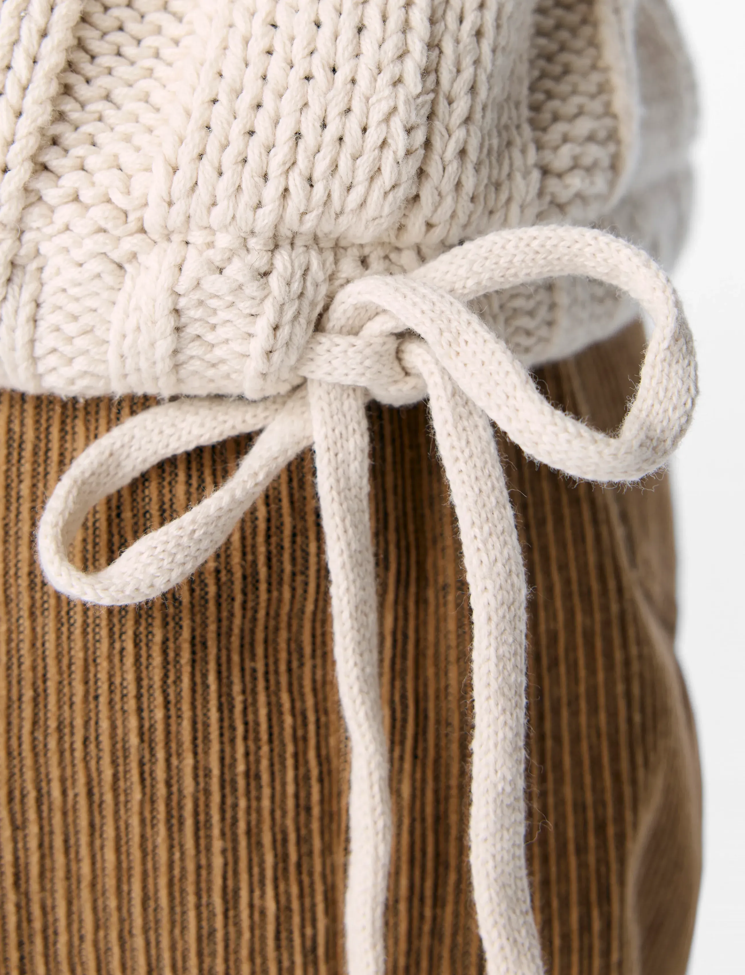 Object - OBJBAY L/S LO KNIT PULLOVER E PA 25 - sweaters - white sand - 3