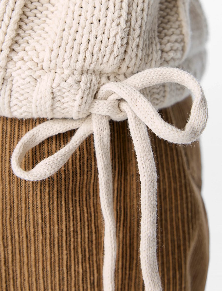 Object - OBJBAY L/S LO KNIT PULLOVER E PA 25 - jumpers - white sand - 3
