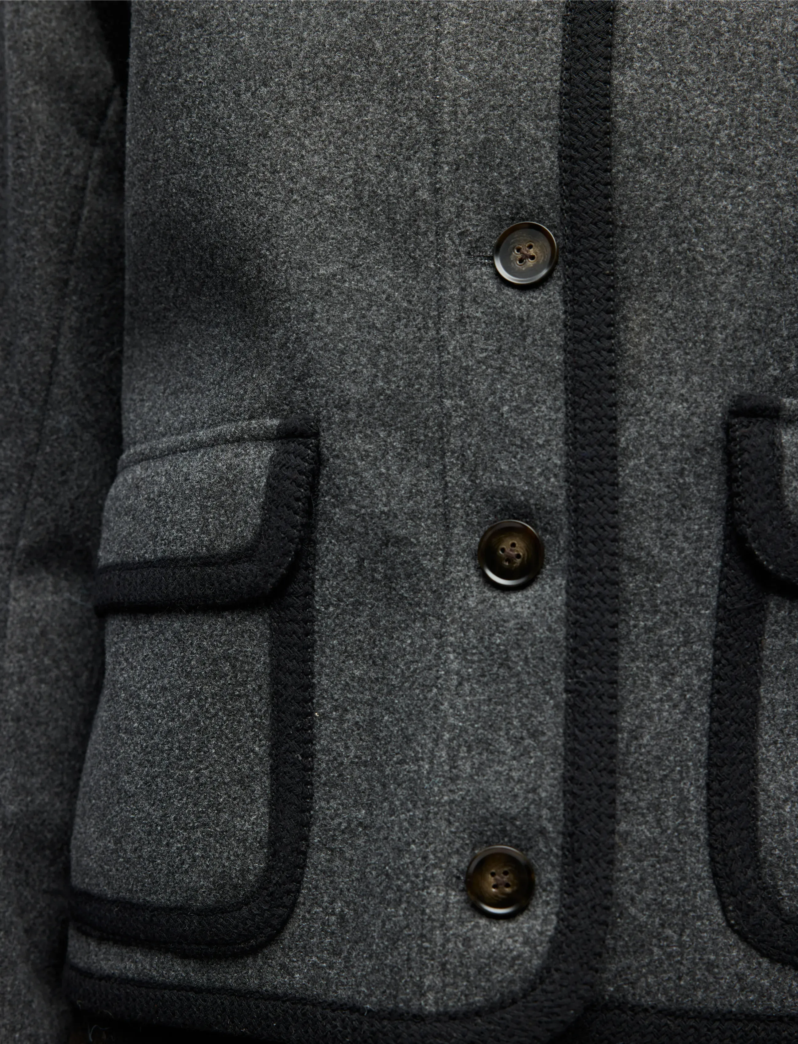 Object - OBJISLA SHORT RE JACKET 142 - winterjacken - medium grey melange - 5