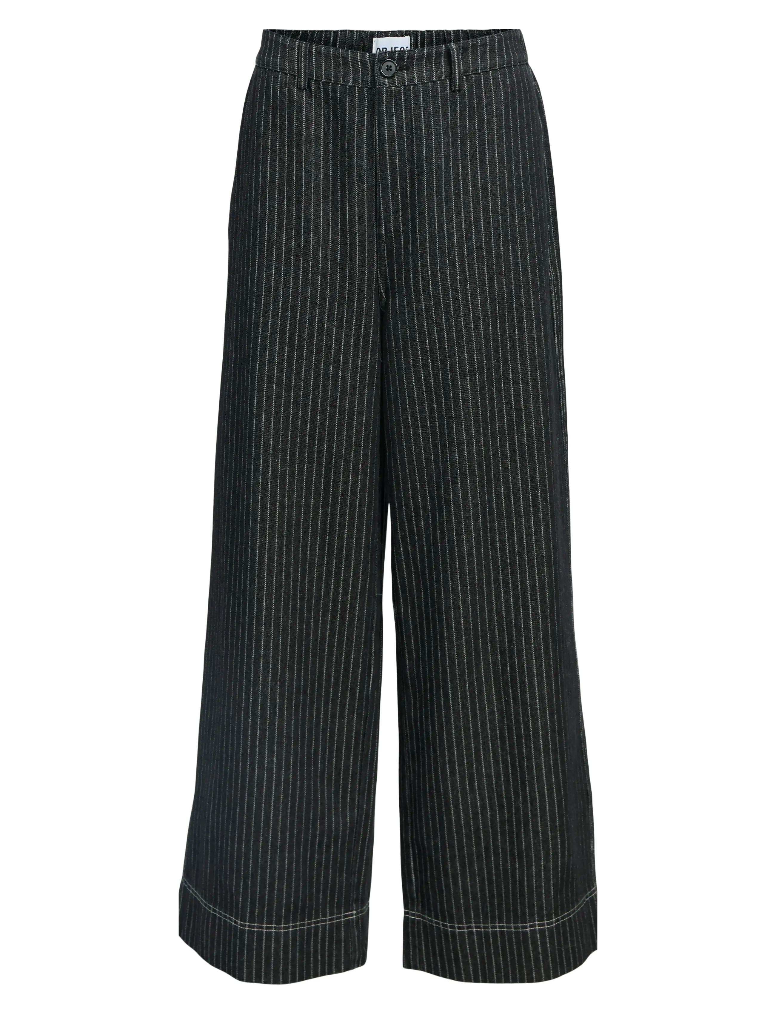 Object OBJAMY MW LO PANT E AU 25 - Kleidung - BLACK DENIM / black