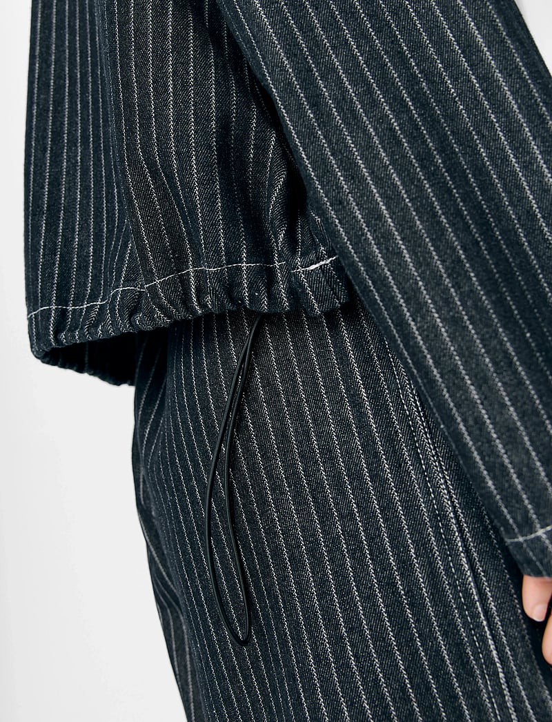 Object - OBJAMY L/S LO SHIRT E AU 25 - langærmede skjorter - black denim - 3