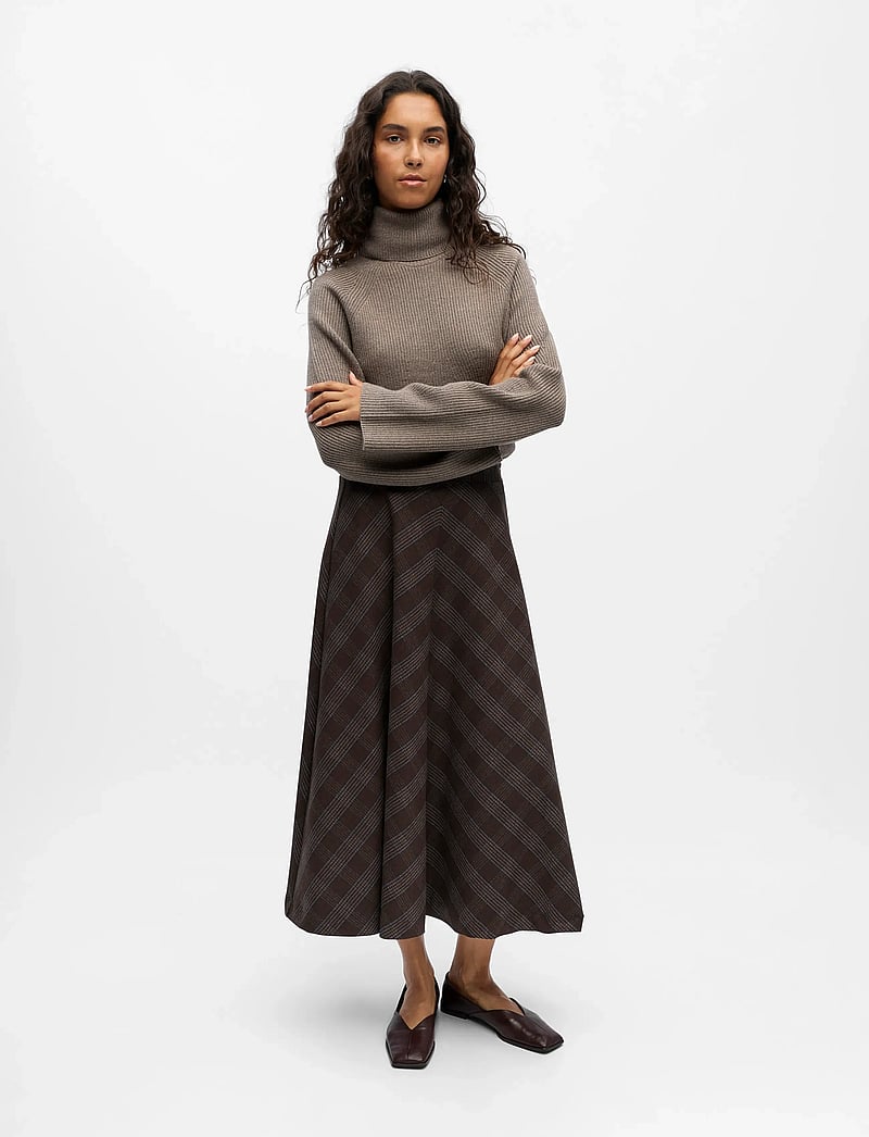 Object - OBJDANNI MW LONG SKIRT E AU 25 - midiseelikud - rawhide - 0