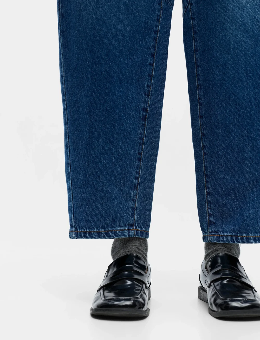 Object - OBJMIU ZOE MW BARREL ANKLE JEANS NOOS - barrel jeans - medium blue denim - 4