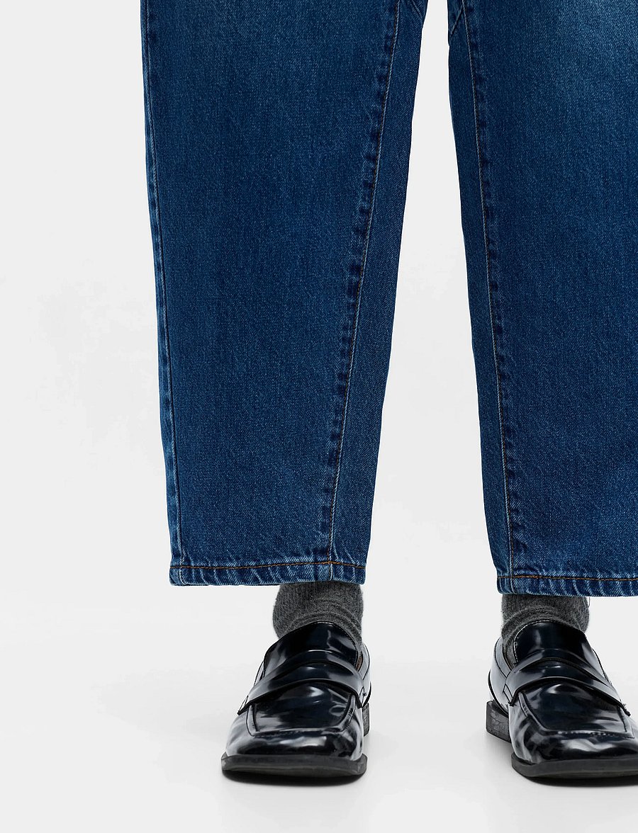 Object - OBJMIU ZOE MW BARREL ANKLE JEANS NOOS - barrel jeans - medium blue denim - 4