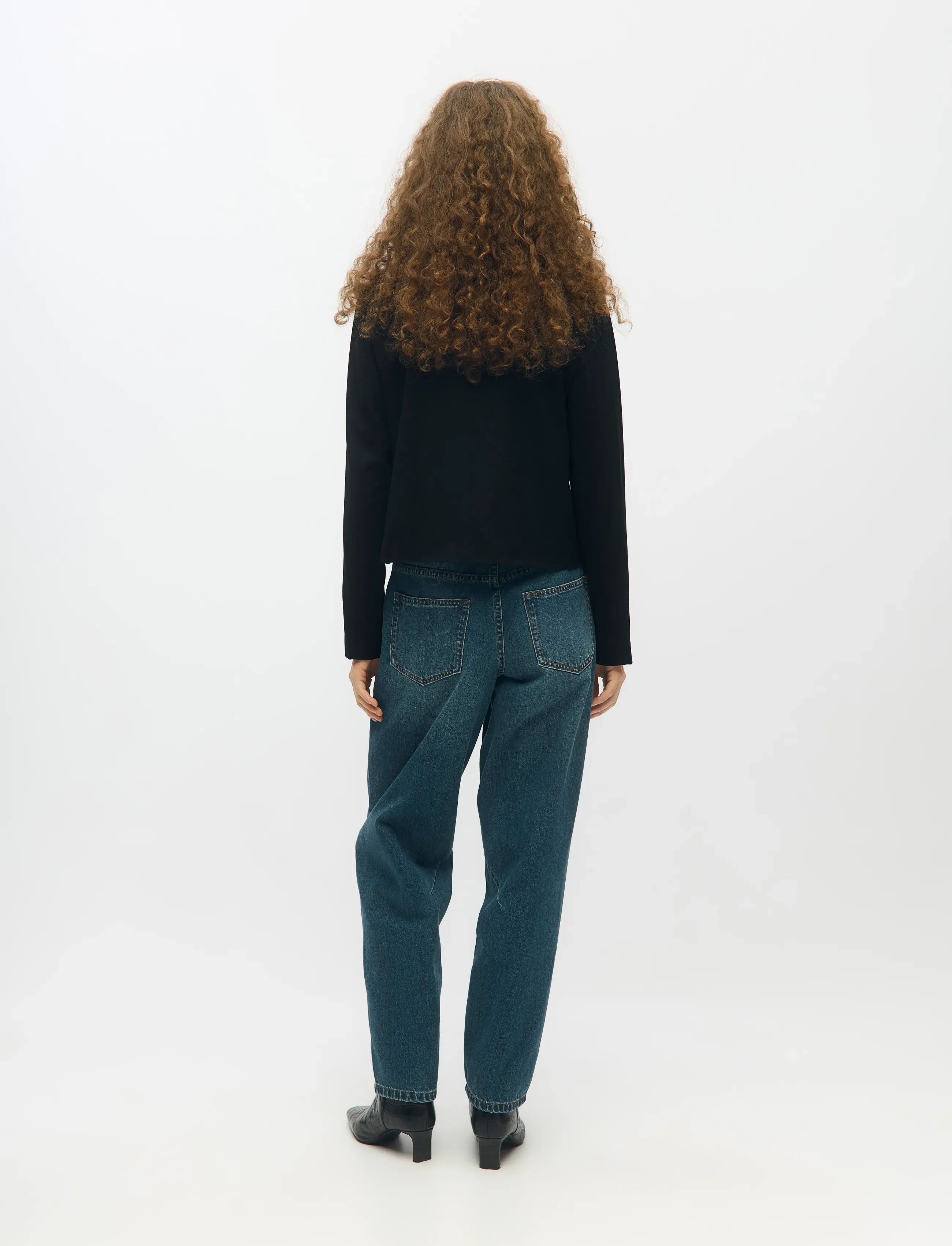 Object - OBJMIU ZOE MW BARREL ANKLE JEANS NOOS - barrel jeans - medium blue denim - 4