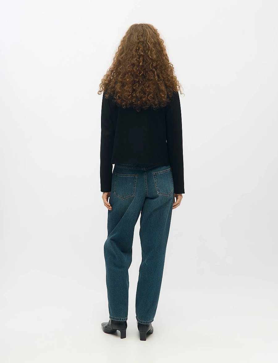 Object - OBJMIU ZOE MW BARREL ANKLE JEANS NOOS - barrel jeans - medium blue denim - 4